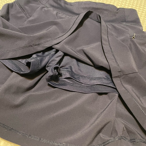 All in Motion - Girl’s Dark Blue Active Skort - Picture 5 of 5